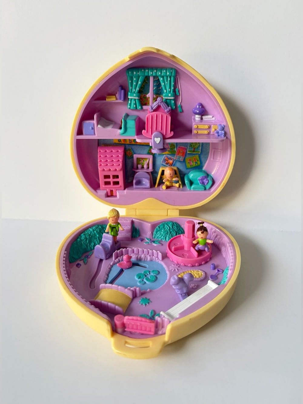 1994 Polly Pocket Strollin Baby compact - complete